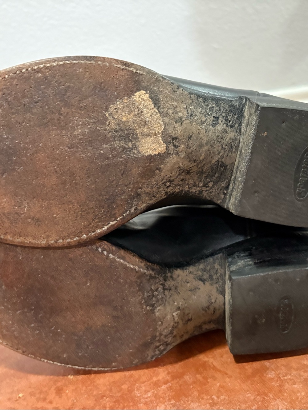 Lucchese 9.5 2E, Black Very Good Condition, Super Soft Wide Cowboy Western Boots - Picture 7 of 14